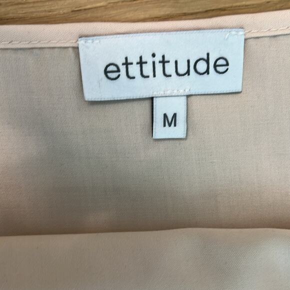 NWT $198 Anthropologie SET by ETTITUDE bamboo shorts XS & camisole M - Picture 6 of 9